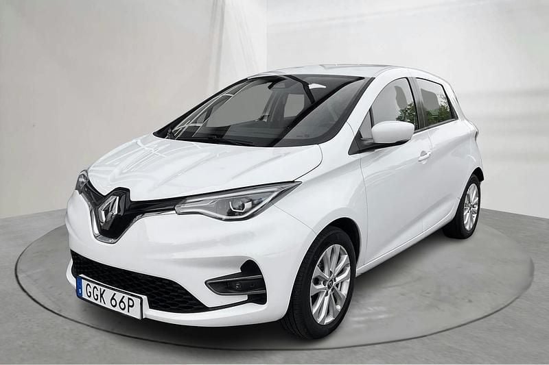 Vit Begagnad 2020 Renault Zoe Halvkombi | 139 000 kr (Marknadspris) - Bild 1/4