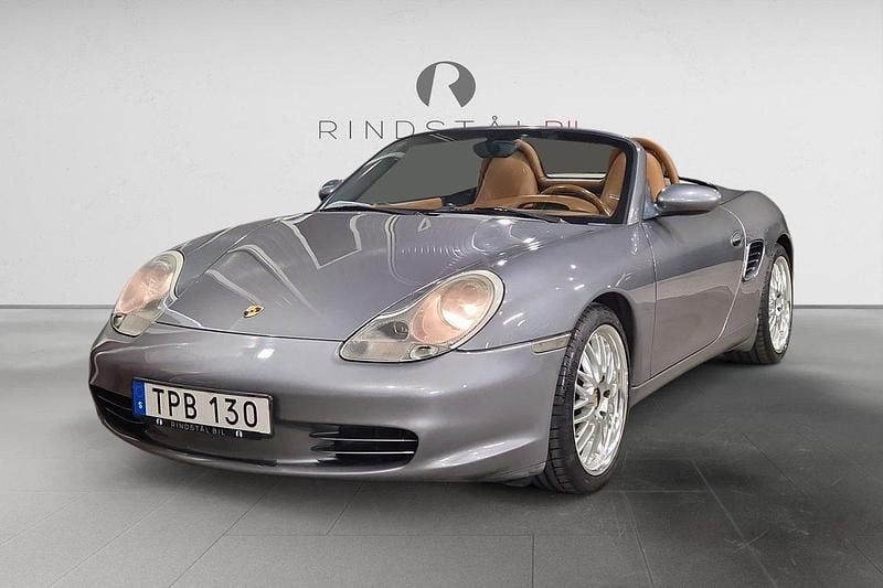 Grå Begagnad 2004 Porsche 986 Boxster Cab | 179 900 kr - Bild 1/3