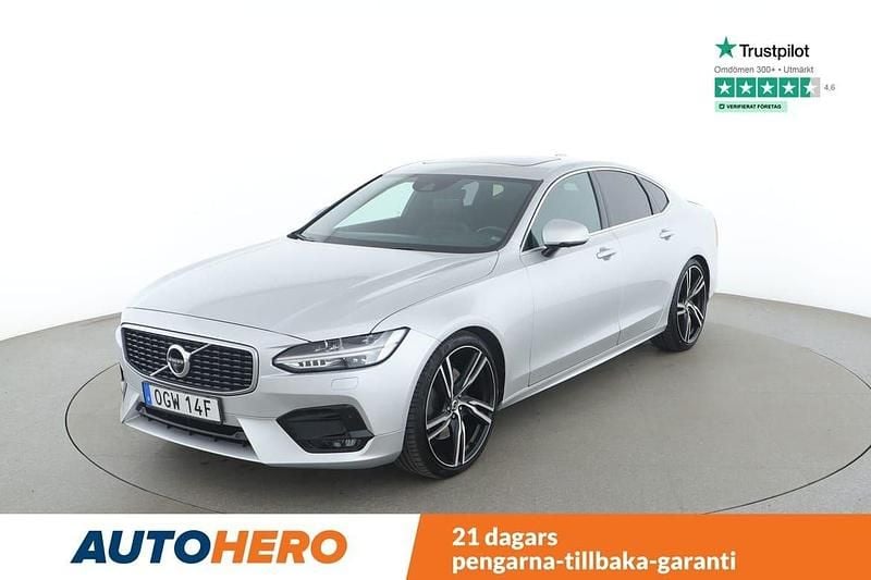 Silver Begagnad 2019 Volvo S90 R-Design Sedan | 364 000 kr (Dyr) - Bild 1/4