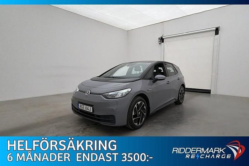 Begagnad VW ID.3 Pro Performance 150 kW (204 HK) 2022 Grå Halvkombi