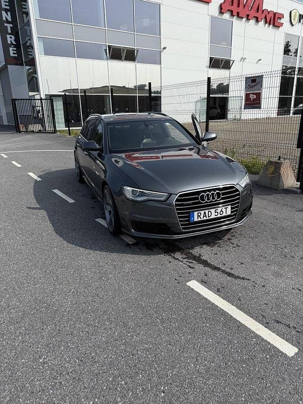 Grå Begagnad 2015 Audi A6 Kombi | 199 999 kr (Marknadspris) - Bild 1/4