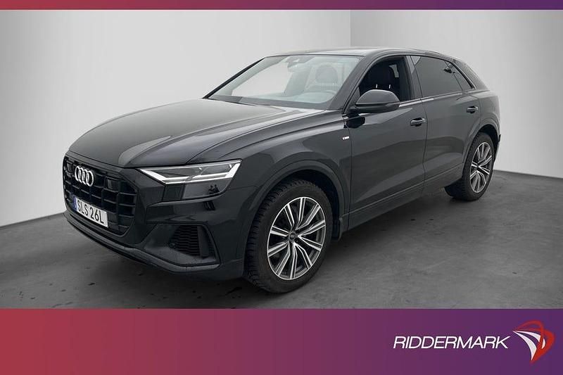 Svart Begagnad 2020 Audi Q8 S-Line SUV | 529 800 kr (Bra pris) - Bild 1/3