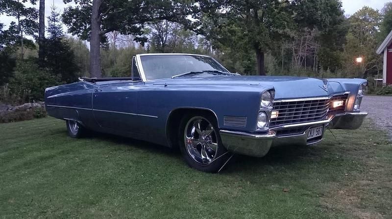 Begagnad Cadillac Deville 345 HK (253 kW) 1967 Blå metallic Sedan