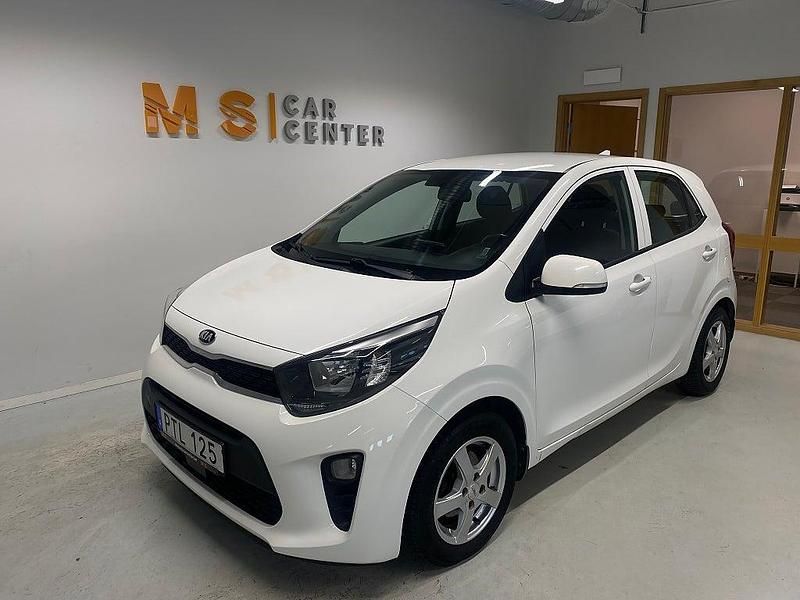 Vit Begagnad 2018 Kia Picanto Advance Halvkombi | 104 800 kr (Marknadspris) - Bild 1/4