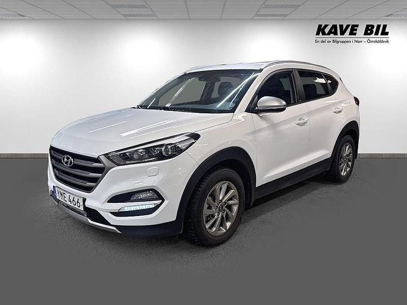 Vit Begagnad 2017 Hyundai Tucson SUV | 189 900 kr (Marknadspris) - Bild 1/4
