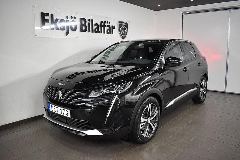 Svart Begagnad 2021 Peugeot 3008 Allure SUV | 239 500 kr (Marknadspris) - Bild 1/4