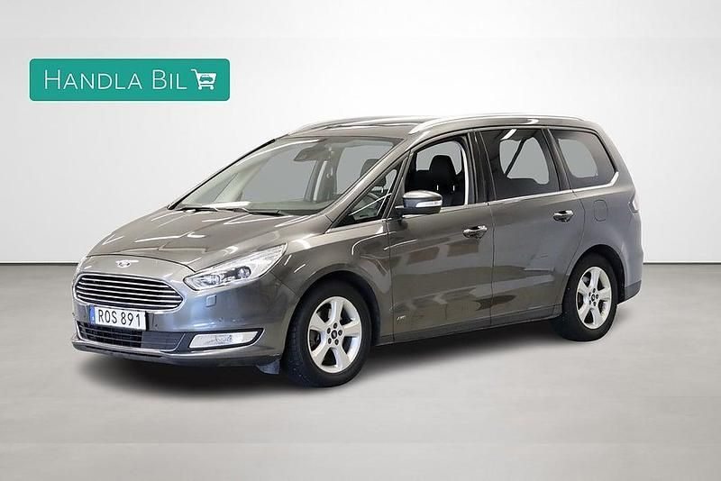 Grå Begagnad 2017 Ford Galaxy Business Edition Minibuss | 239 900 kr (Dyr) - Bild 1/4
