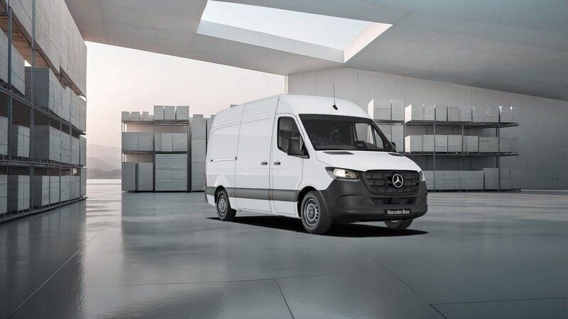 Vit Ny 2024 Mercedes Sprinter Van | 673 750 kr (Superpris) - Bild 1/2