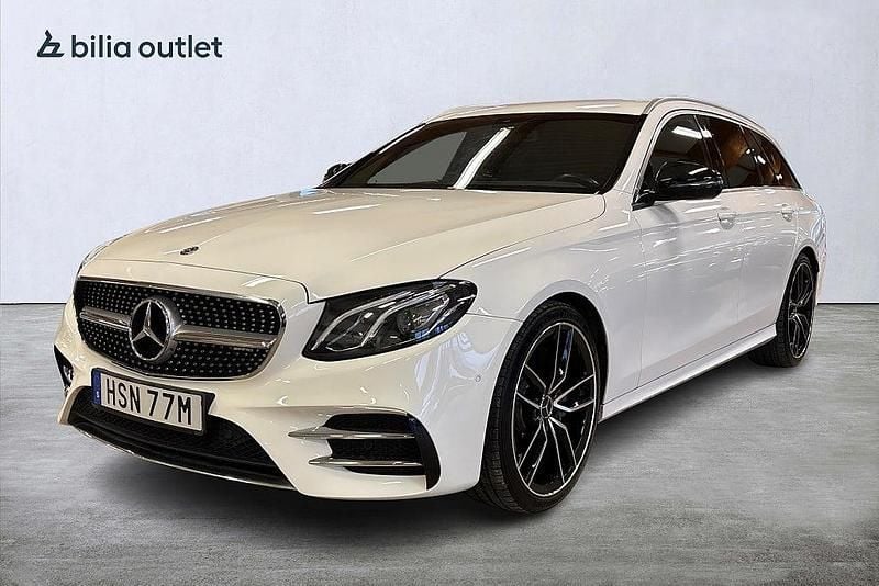Vit Begagnad 2019 Mercedes E220 AMG Kombi | 304 900 kr (Marknadspris) - Bild 1/3