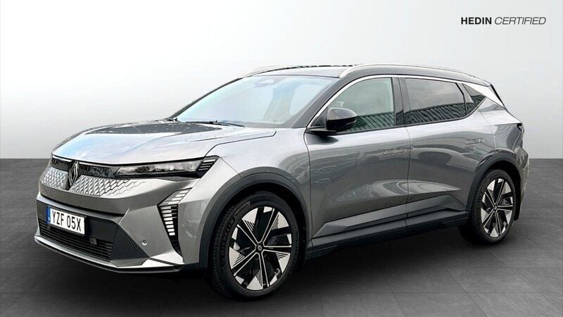 Grå Begagnad 2024 Renault Scénic Techno Minibuss | 567 000 kr (Marknadspris) - Bild 1/4