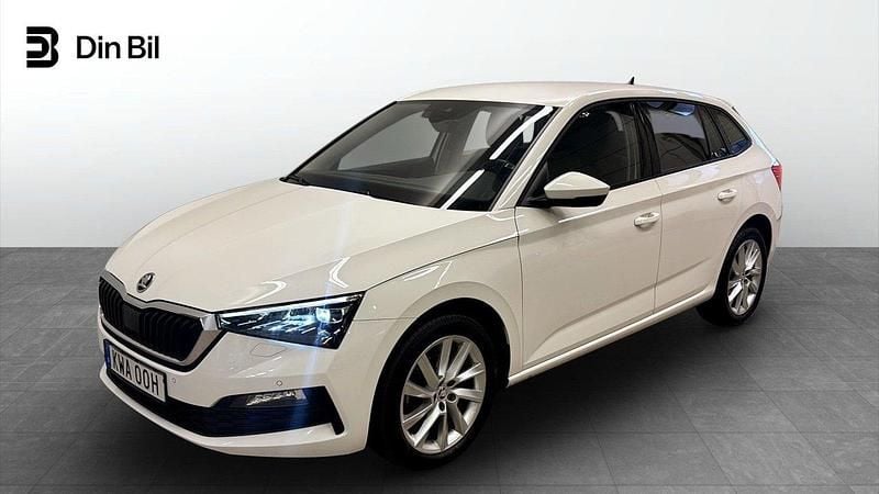 Vit Begagnad 2022 Skoda Scala Style Halvkombi | 199 900 kr (Marknadspris) - Bild 1/4