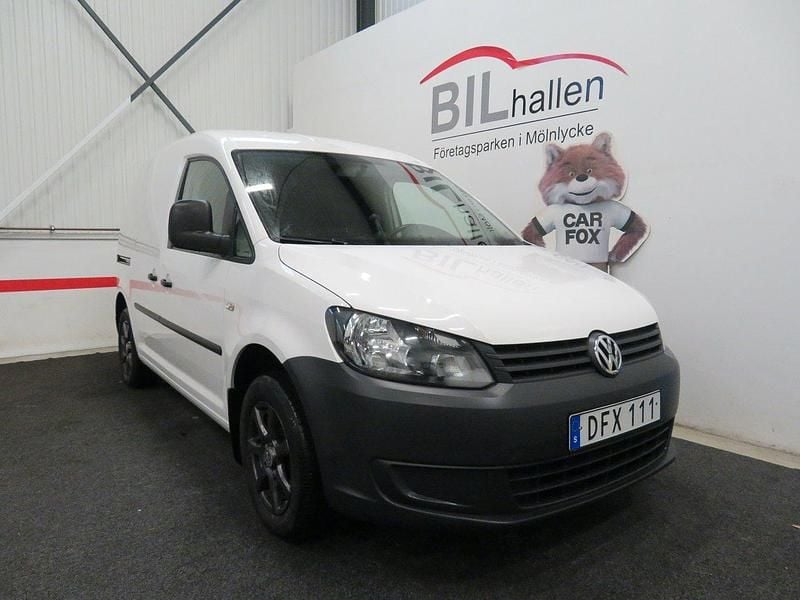 Vit Begagnad 2014 VW Caddy Minibuss | 89 000 kr (Marknadspris) - Bild 1/4