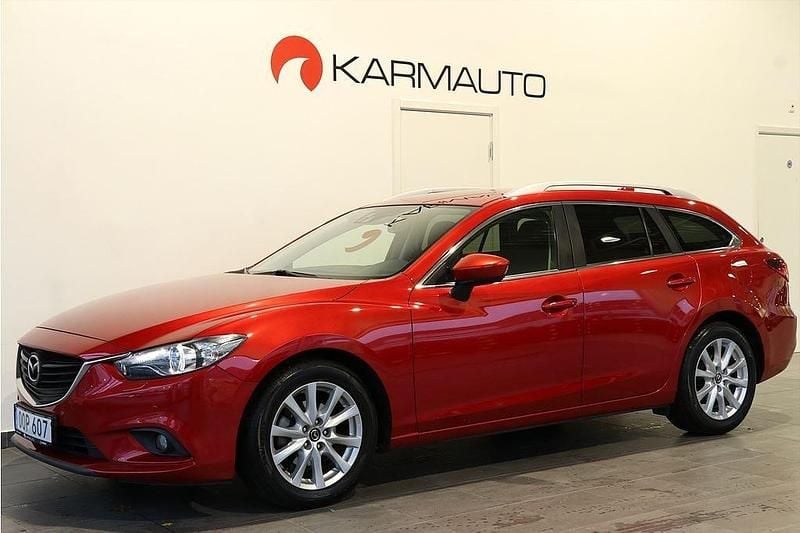Röd Begagnad 2014 Mazda 6 Kombi | 149 900 kr (Marknadspris) - Bild 1/4