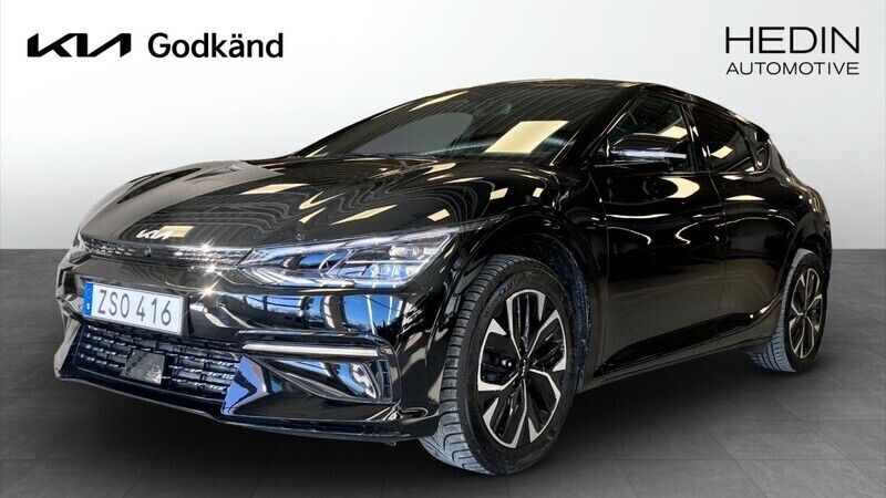 Svart (black) Begagnad 2021 Kia EV6 GT-Line SUV | 424 900 kr (Marknadspris) - Bild 1/4