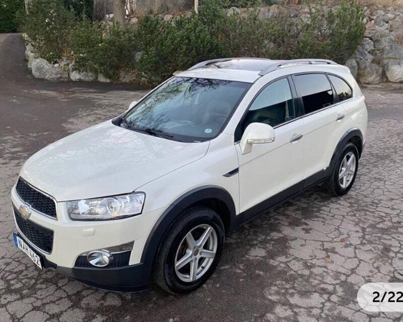 Vit Begagnad 2012 Chevrolet Captiva SUV | 58 000 kr (Marknadspris) - Bild 1/1