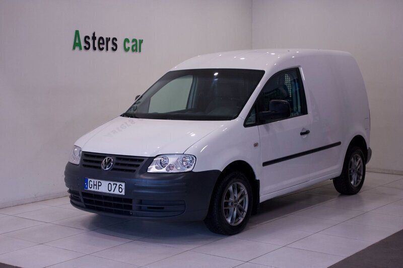 Vit Begagnad 2008 VW Caddy Minibuss | 64 000 kr (Marknadspris) - Bild 1/4