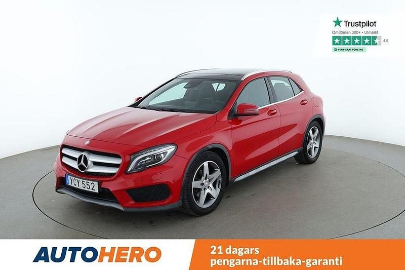 Röd Begagnad 2016 Mercedes GLA200 AMG SUV | 197 000 kr (Marknadspris) - Bild 1/4