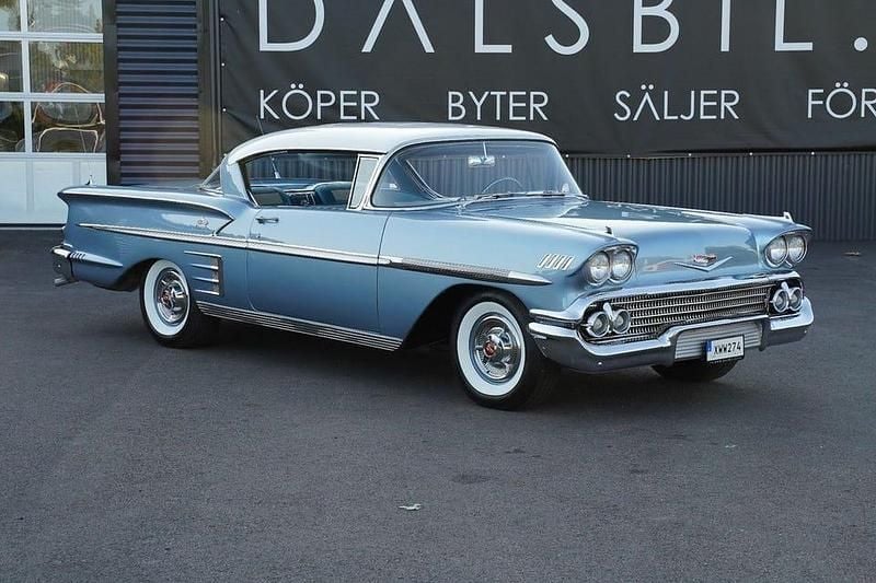 Begagnad Chevrolet Coupé Sport 188 HK (138 kW) 1958 Silver blue Sportkupé