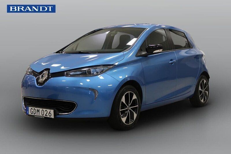Ljusblå (blå) Begagnad 2019 Renault Zoe Intens Halvkombi | 119 900 kr (Bra pris) - Bild 1/4