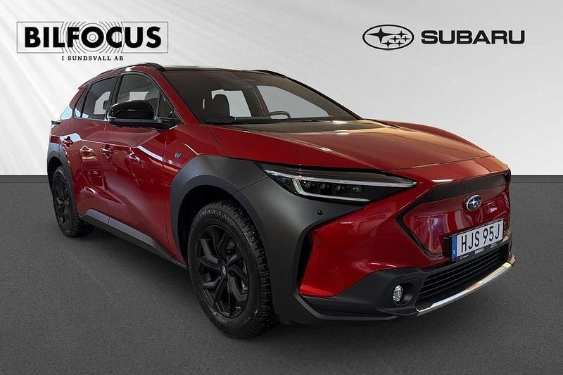Röd Begagnad 2024 Subaru Solterra SUV | 499 000 kr (Bra pris) - Bild 1/4