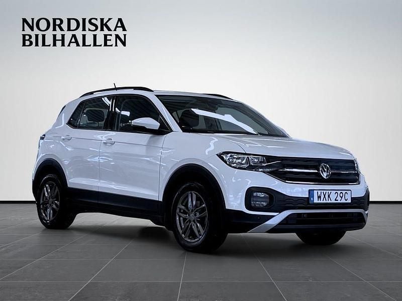 Vit Begagnad 2019 VW T-Cross SUV | 159 795 kr (Marknadspris) - Bild 1/4