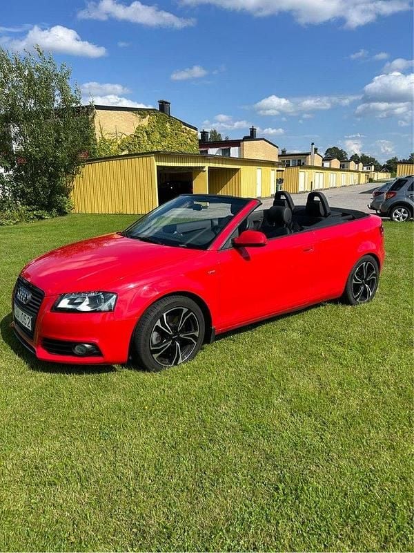 Röd Begagnad 2011 Audi A3 Cabriolet S-Line Cab | 145 000 kr - Bild 1/4