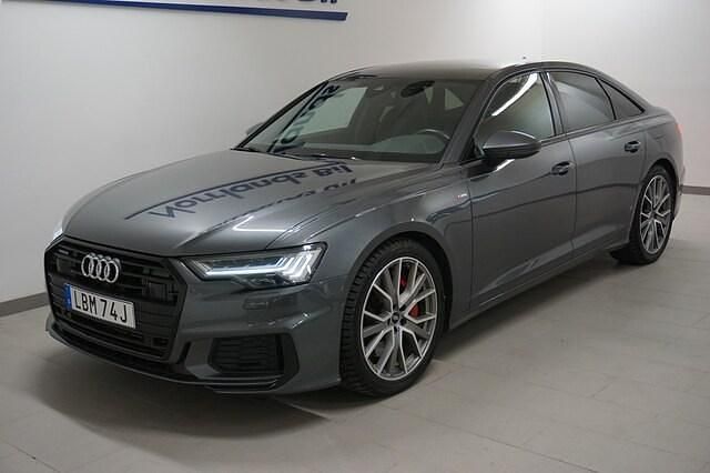 Begagnad Audi A6 S-Line 367 HK (269 kW) 2022 Daytonagrå pärleffekt Sedan