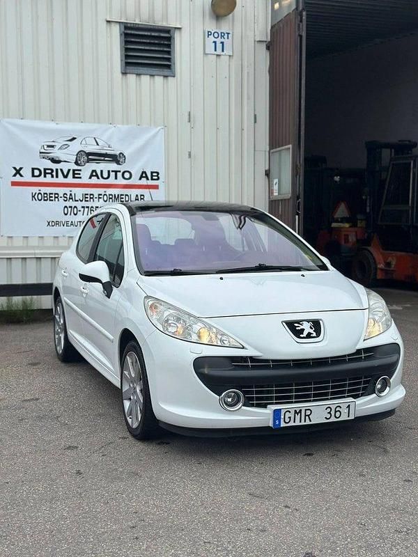 Begagnad Peugeot 207 GT 150 HK (110 kW) 2007 Vit Halvkombi