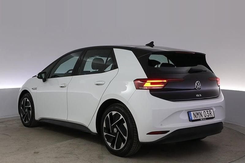 Begagnad VW ID.3 Pro Performance 150 kW (204 HK) 2021 Vit Halvkombi