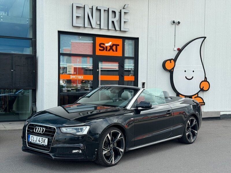 Svart Begagnad 2016 Audi A5 Cabriolet S-Line Cab | 179 900 kr - Bild 1/4
