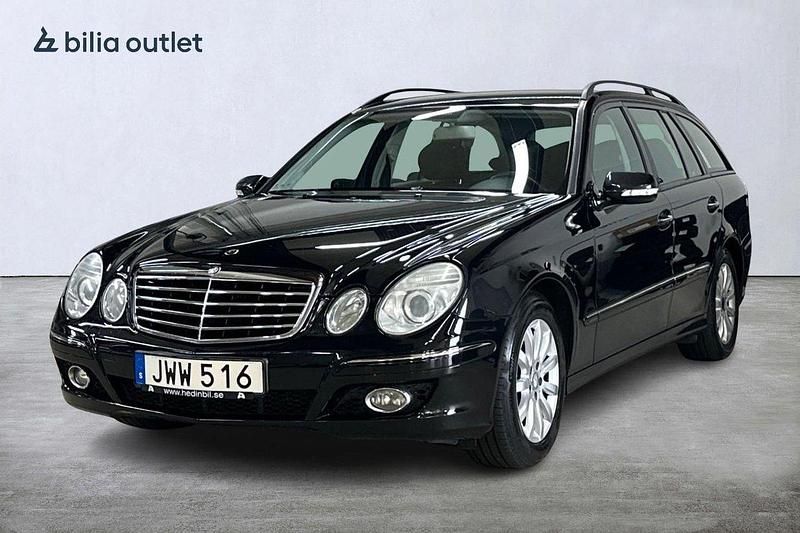 Svart Begagnad 2009 Mercedes E220 Elegance Kombi | 64 900 kr (Bra pris) - Bild 1/4