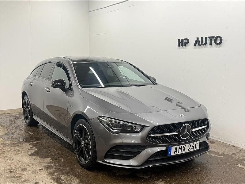 Mörkgrå Begagnad 2020 Mercedes E250 AMG Line Premium Plus Kombi | 324 000 kr (Marknadspris) - Bild 1/4