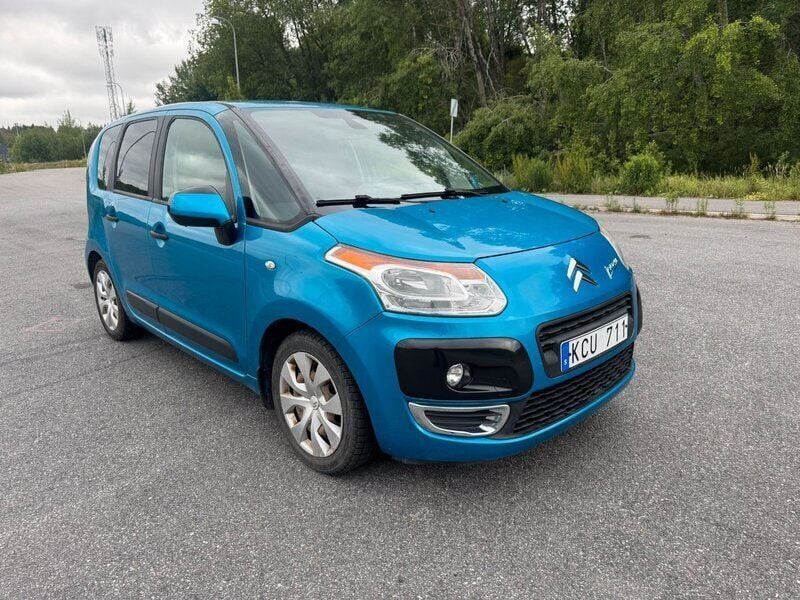 Blå Begagnad 2009 Citroën C3 Picasso Minibuss | 29 900 kr (Marknadspris) - Bild 1/4
