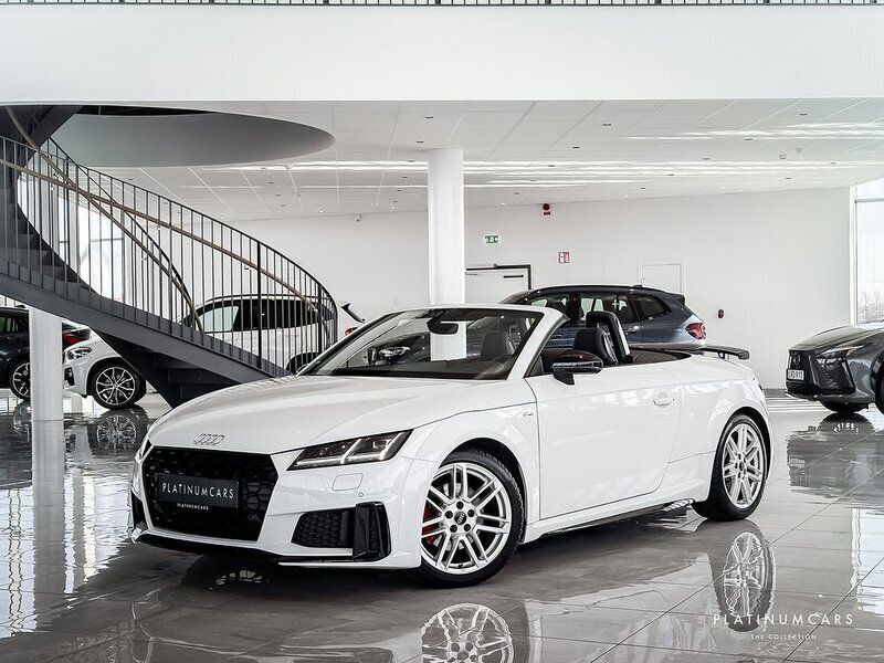 Vit Begagnad 2019 Audi TT Roadster S-Line Cab | 399 000 kr - Bild 1/4