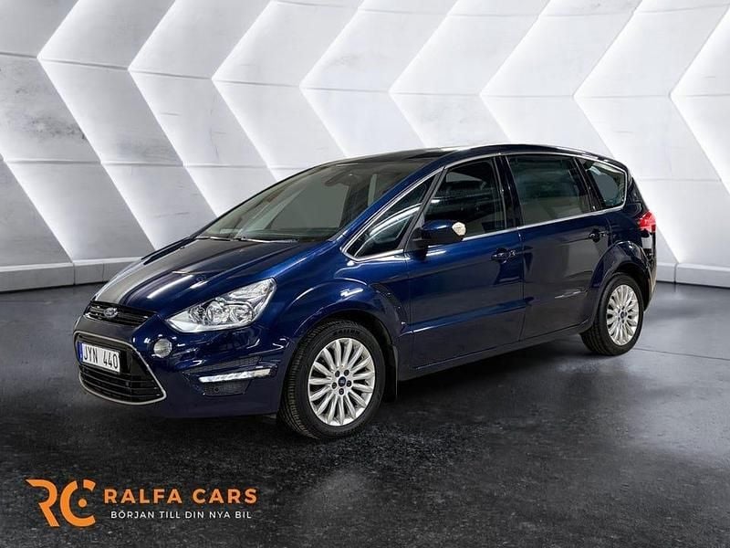 Blå Begagnad 2010 Ford S-MAX Business Edition Minibuss | 79 000 kr (Marknadspris) - Bild 1/3