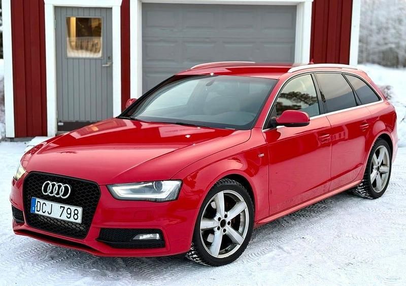 Röd Begagnad 2013 Audi A4 S-Line Kombi | 139 000 kr (Lite dyr) - Bild 1/4