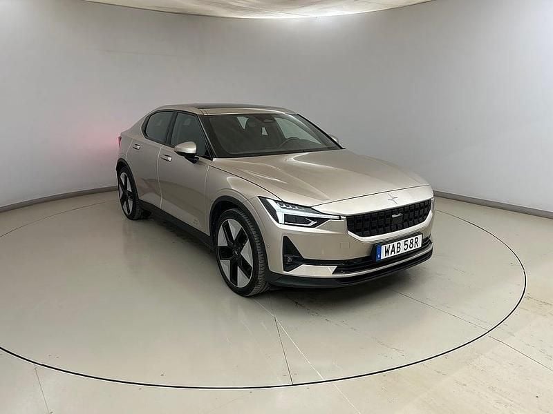 Ljusgrå Begagnad 2022 Polestar 2 Pilot Halvkombi | 359 900 kr (Marknadspris) - Bild 1/4