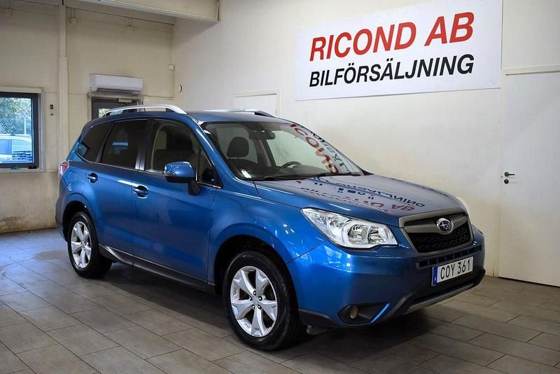 Blå Begagnad 2014 Subaru Forester SUV | 119 900 kr (Marknadspris) - Bild 1/4