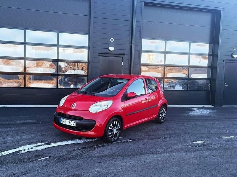 Röd Begagnad 2008 Citroën C1 Halvkombi | 25 999 kr (Bra pris) - Bild 1/4