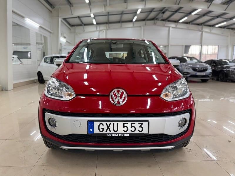 Begagnad VW up! 75 HK (55 kW) 2016 Röd Halvkombi