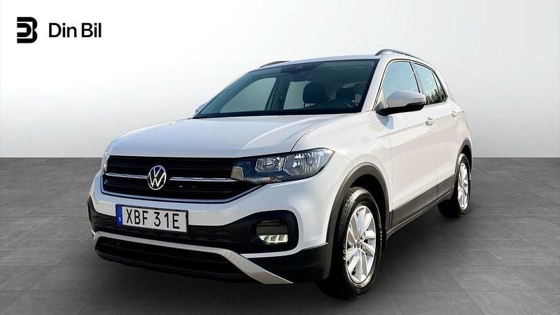 Vit Begagnad 2022 VW T-Cross Life SUV | 209 900 kr (Marknadspris) - Bild 1/4