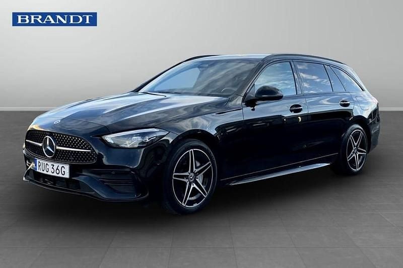 Svart Begagnad 2023 Mercedes C300 AMG line Kombi | 389 900 kr - Bild 1/4