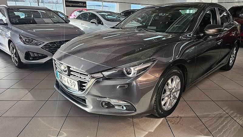 Begagnad Mazda 3 Vision 120 HK (88 kW) 2016 Machine grey metallic Sedan