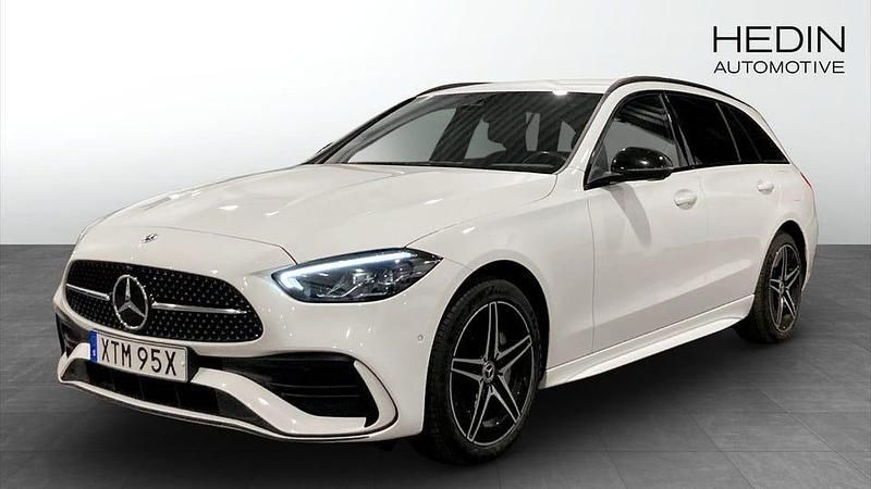 Vit Begagnad 2023 Mercedes C300 Advanced | 384 900 kr - Bild 1/4