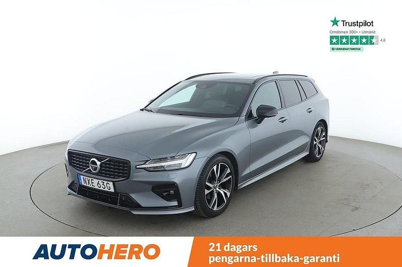 Grå Begagnad 2020 Volvo V60 R-Design Kombi | 360 000 kr (Lite dyr) - Bild 1/4