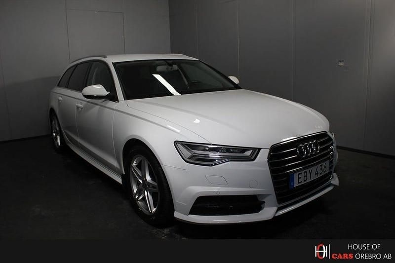 Vit Begagnad 2018 Audi A6 Ambition Kombi | 214 900 kr (Bra pris) - Bild 1/4