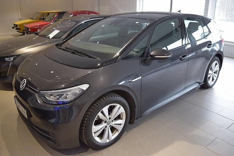 Begagnad VW ID.3 Pro Performance 150 kW (204 HK) 2021 Grå Halvkombi