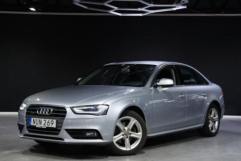 Silver Begagnad 2015 Audi A4 Comfort Sedan | 139 900 kr (Bra pris) - Bild 1/4