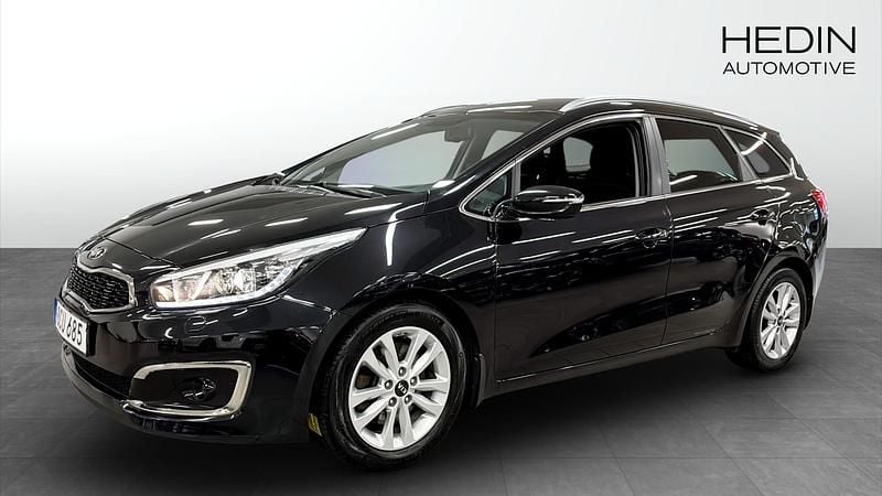 Svart (black) Begagnad 2016 Kia Ceed Sportswagon Kombi | 99 900 kr (Bra pris) - Bild 1/4