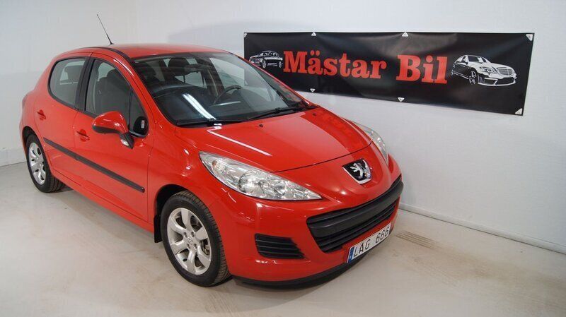 Röd Begagnad 2010 Peugeot 207 Halvkombi | 29 900 kr (Marknadspris) - Bild 1/4
